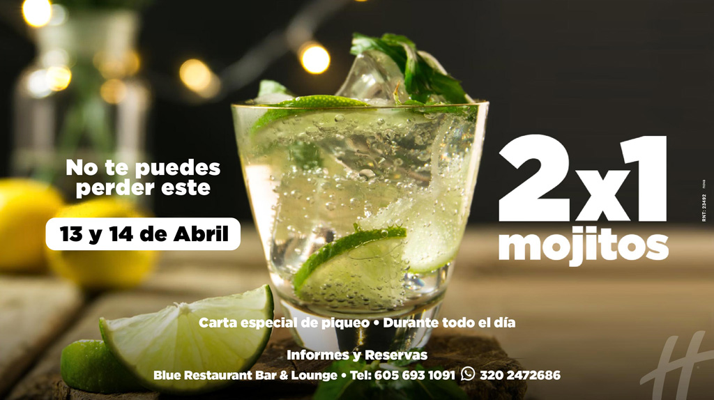 2x1 mojitos